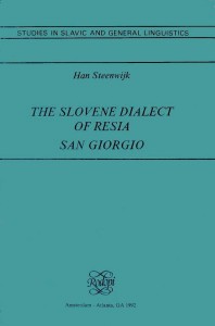 The slovene dialect of Resia - San Giorgio